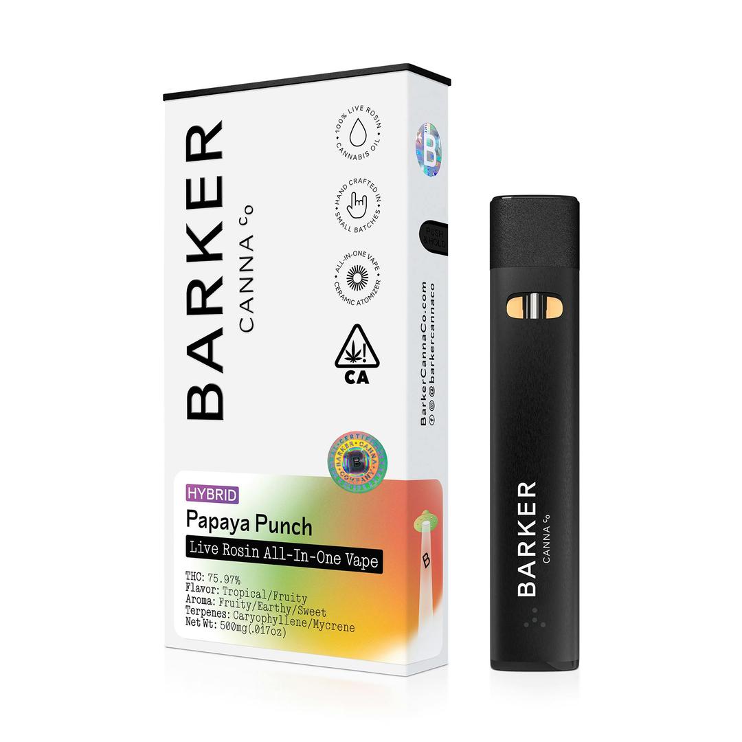 Papaya Punch – Live Rosin All-In-One Vape