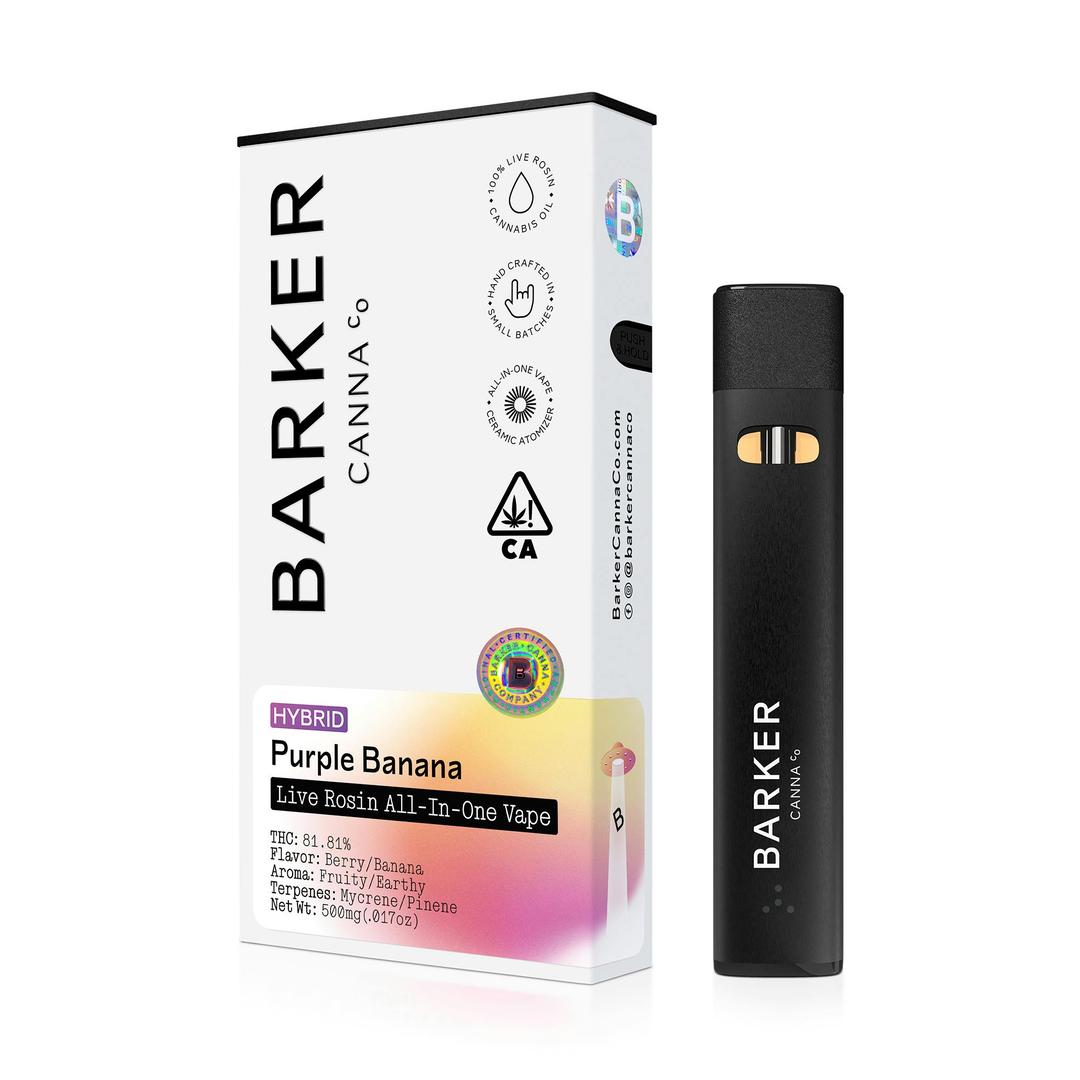 Purple Banana – Live Rosin All-In-One Vape