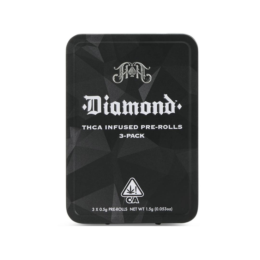 Cherry Pie Kush | Hybrid - Diamond THCA-Infused Pre-Rolls - 1.5G Three-Pack