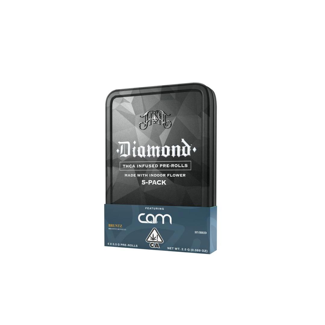 CAM: Bruntz | Hybrid - Diamond THCA-Infused Pre-Rolls-2.5G 5-Pack
