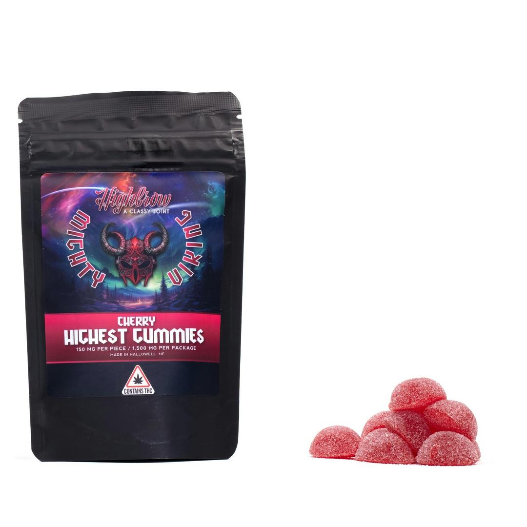 Highbrow/Mighty Viking Cherry Limeade Highest Gummies 1500mg