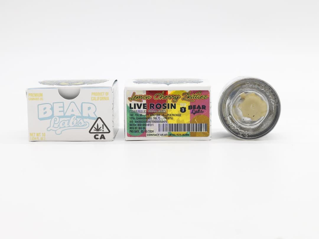 Lemon Cherry Zkittlez T3 Live Rosin - 1g