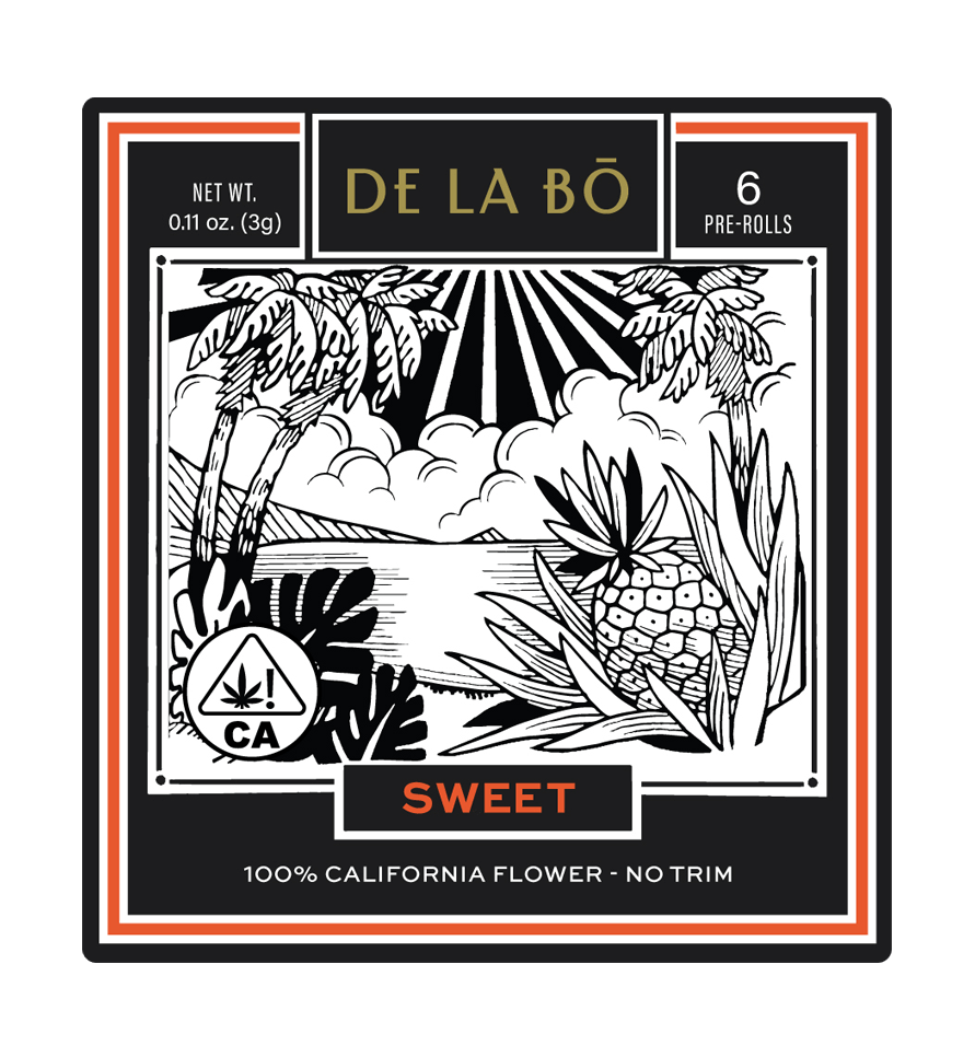 De La Bō | 3g Sweet Pack | Tropicana Cookies (Sativa)