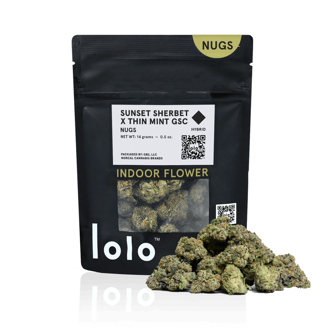 Sunset Sherbet x Thin Mint GSC | Indoor Nugs | 14g