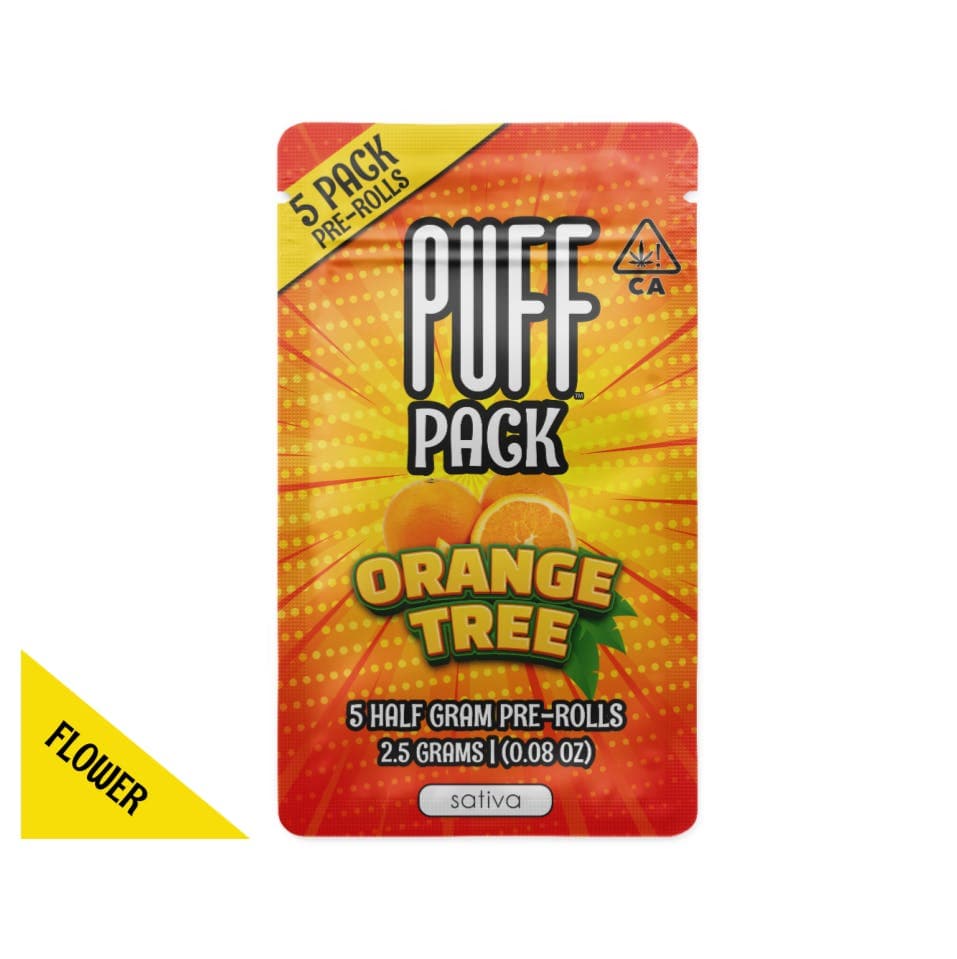 Orange Tree - sativa - 5 pack pre-rolls - 2.5 gram