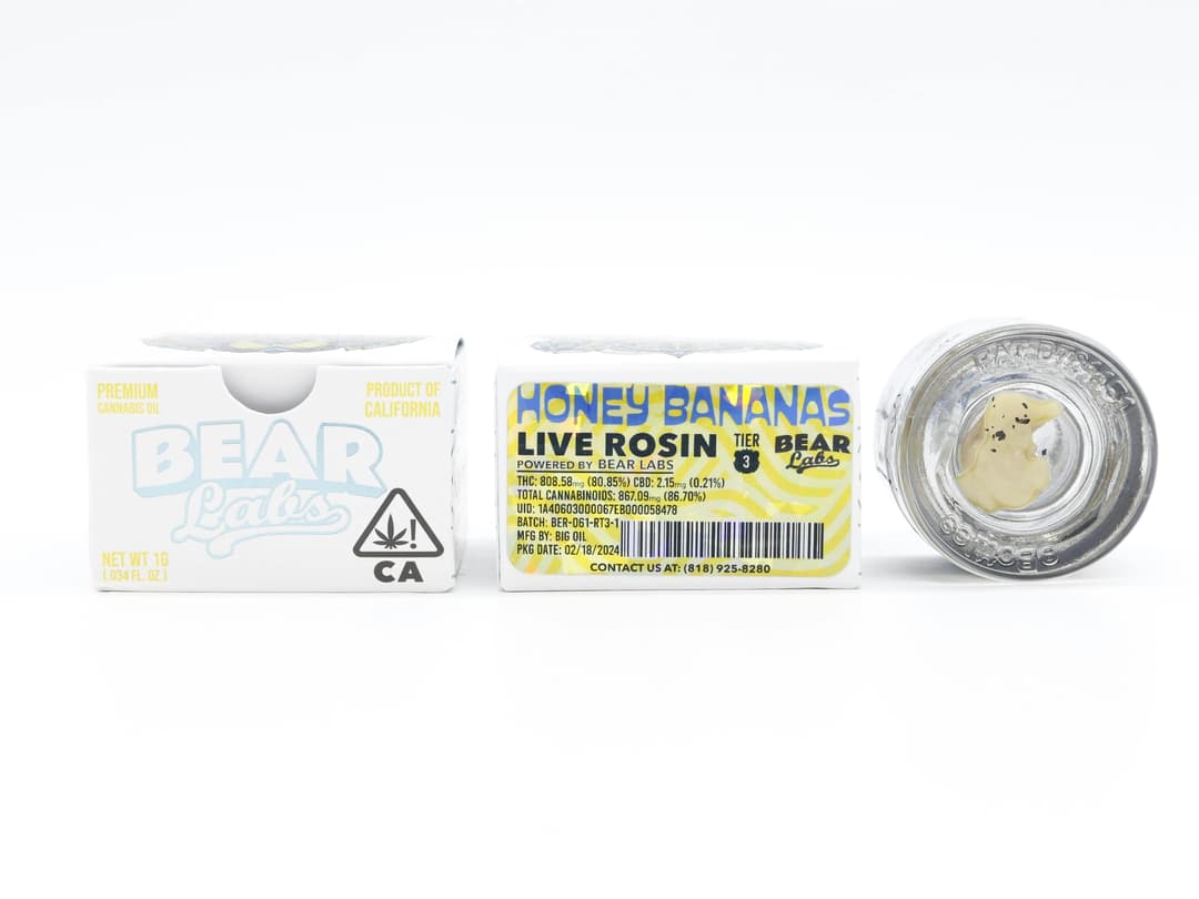 Honey Bananas T3 Live Rosin - 1g