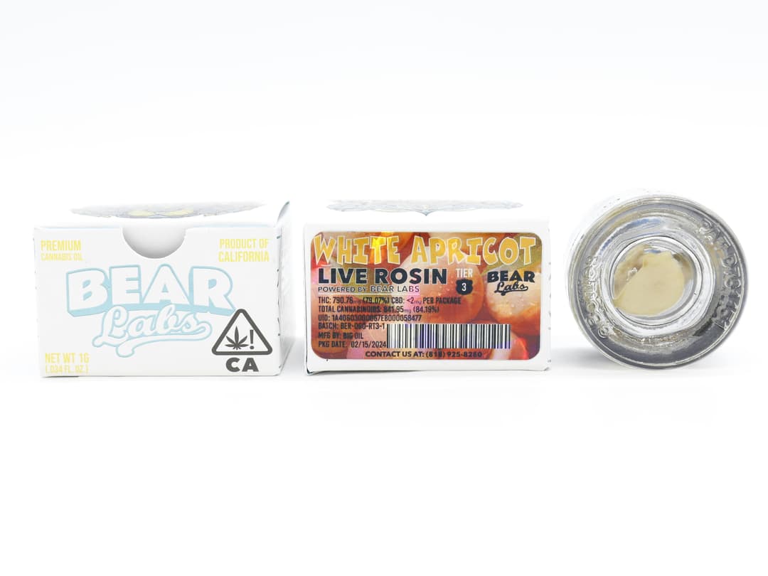 White Apricot T3 Live Rosin - 1g