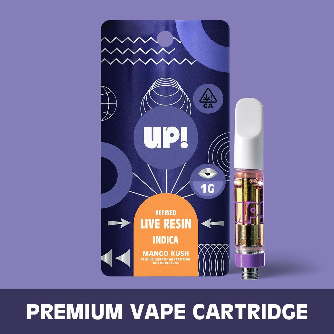 Mango Kush (Indica) Live Resin Cartridge 1g