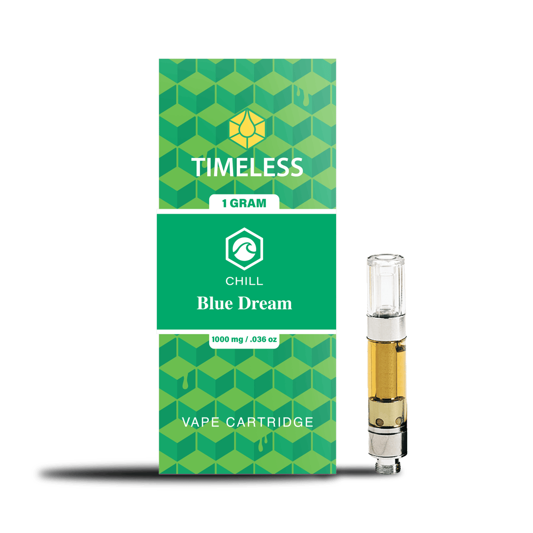 Timeless Blue Dream 1000mg Vape Cartridge (Chill)