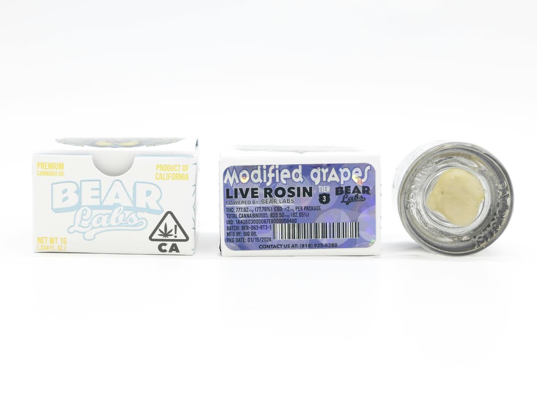 Modified Grapes T3 Live Rosin - 1g