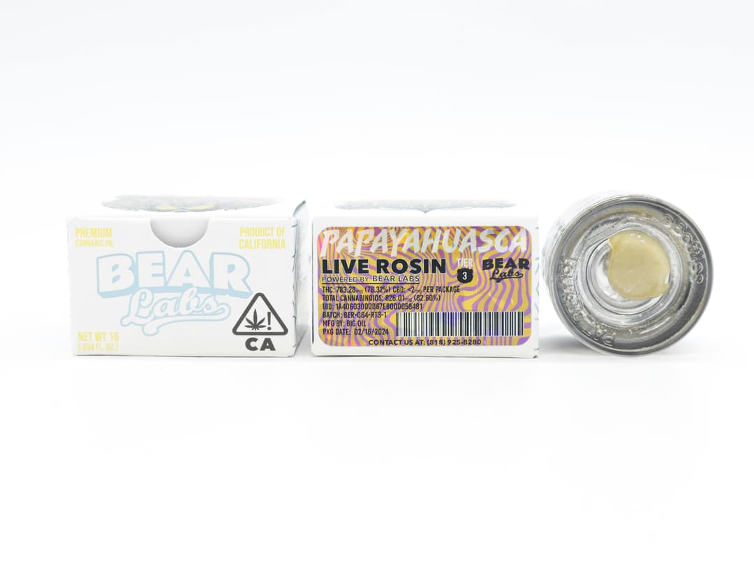 Papayahuasca T3 Live Rosin - 1g