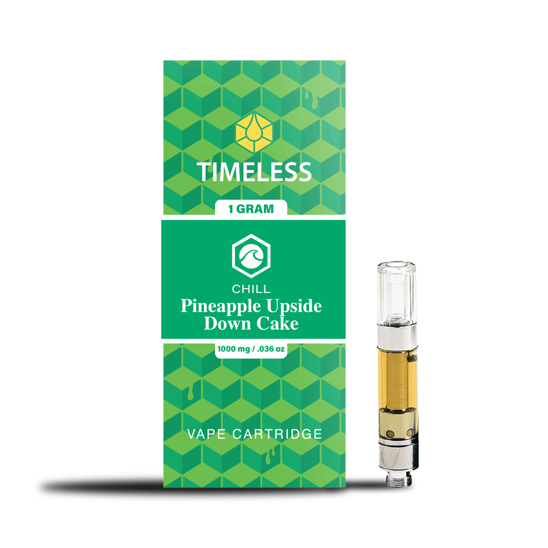 Timeless Pineapple Upside Down Cake 1000mg Vape Cartridge (Chill)