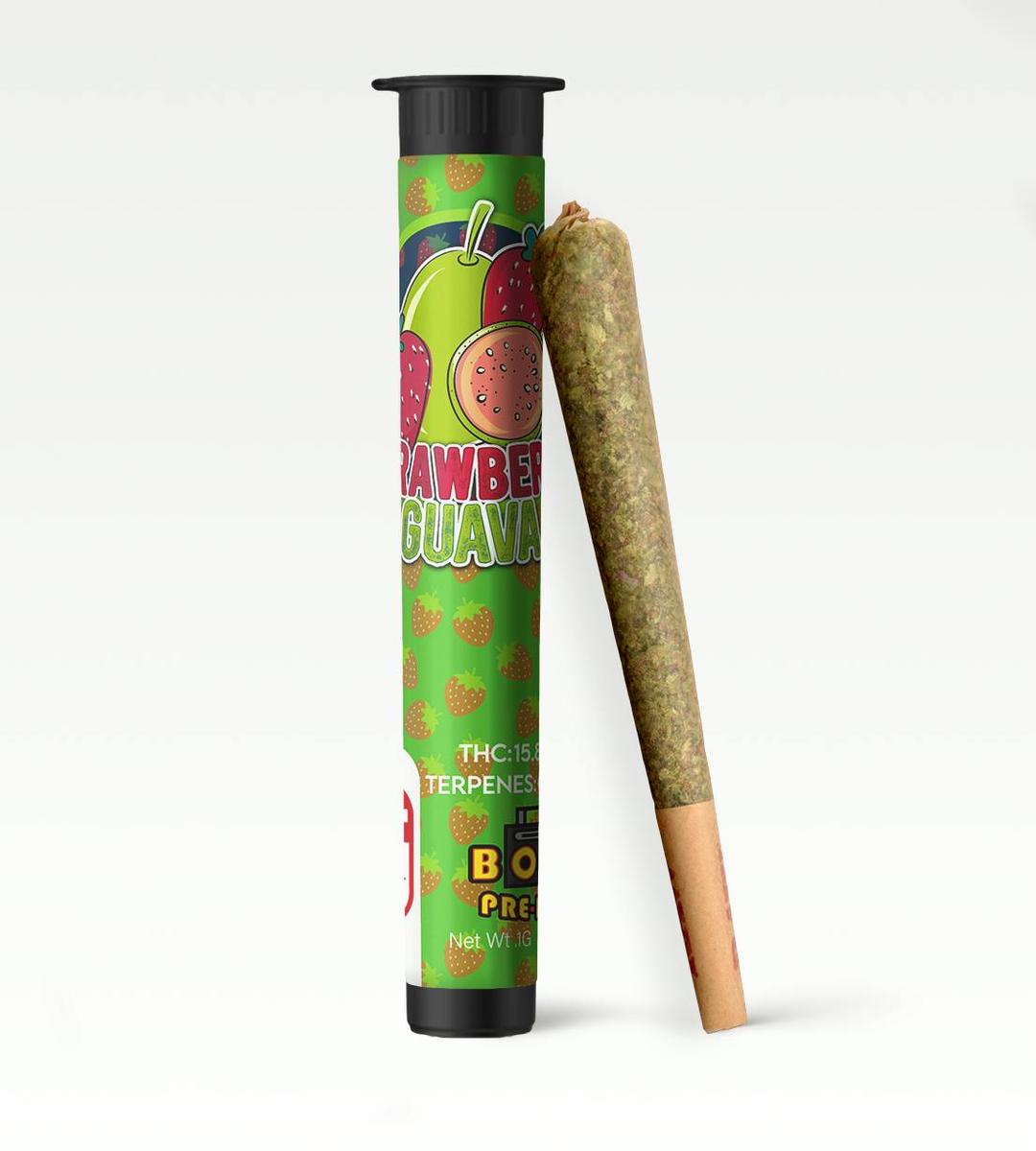 BOOM 1g Preroll- Strawberry Guava