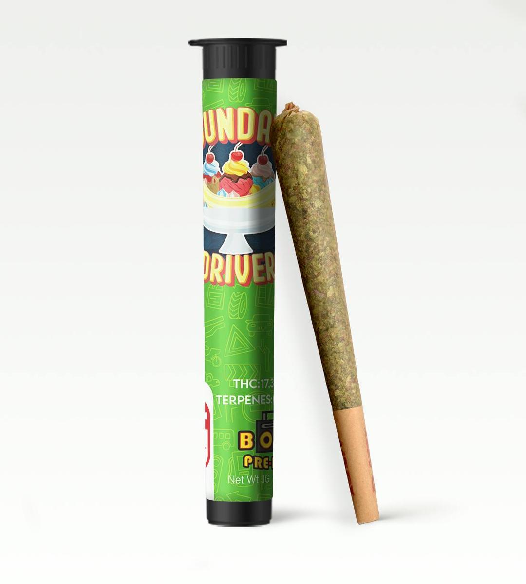 BOOM 1g Preroll- Sundae Driver