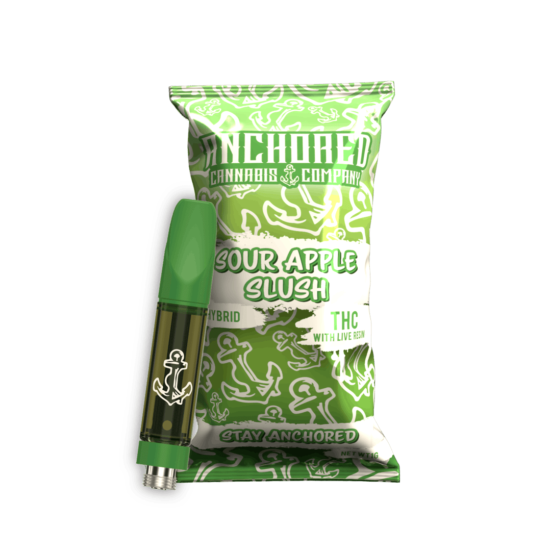 Sour Apple Slush - 1g Cart - Anchored