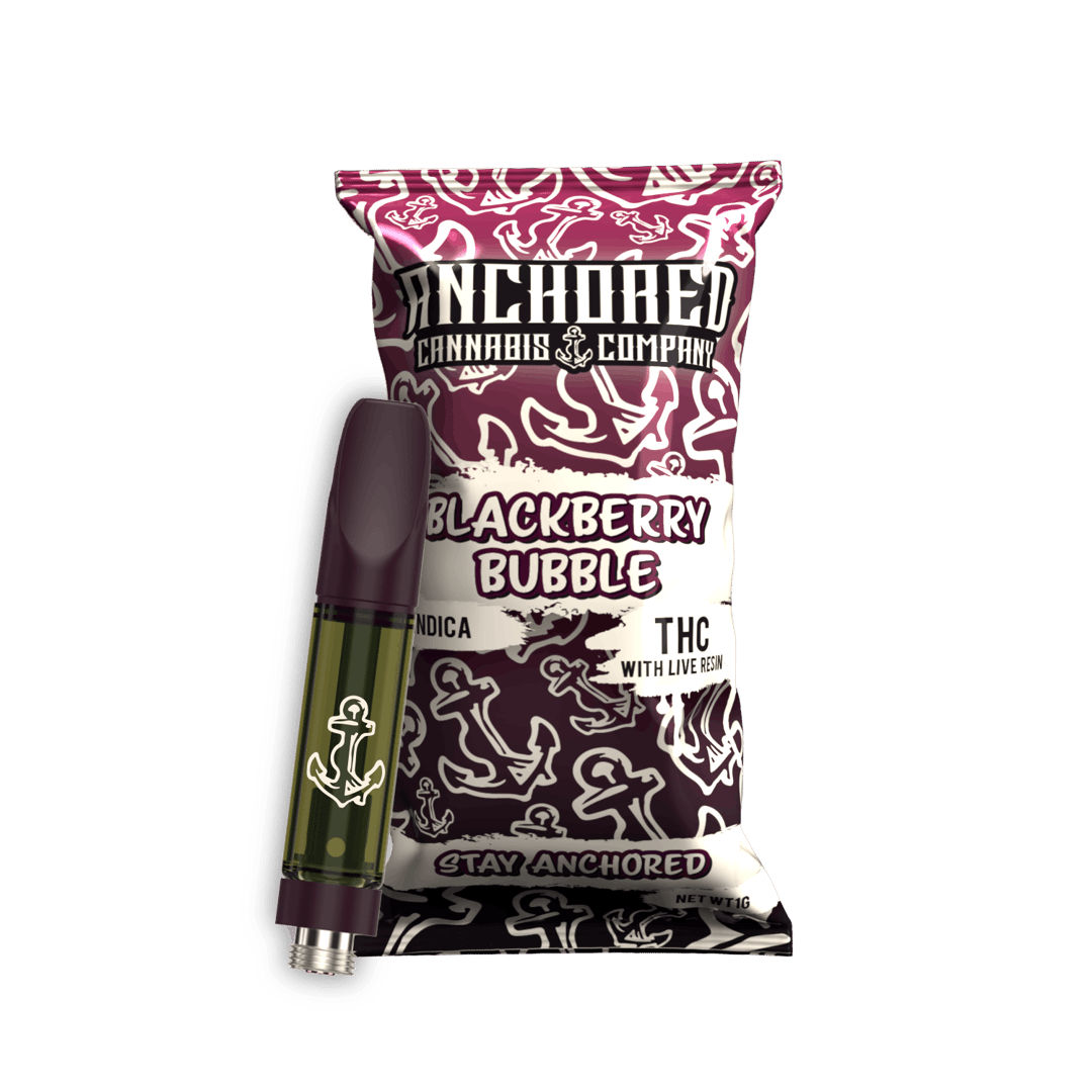 Blackberry Bubble - 1g Cart - Anchored