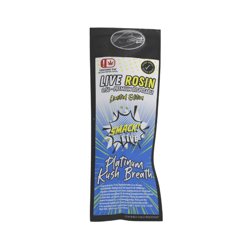 Platinum Kush Breath Live Rosin .5g Disposable - SMACK!