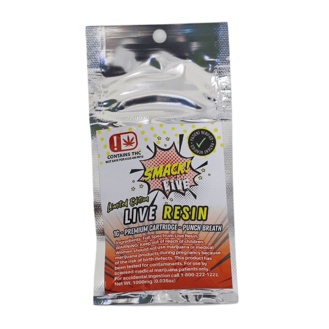 Punch Breath Live Resin 1g Cart - SMACK!