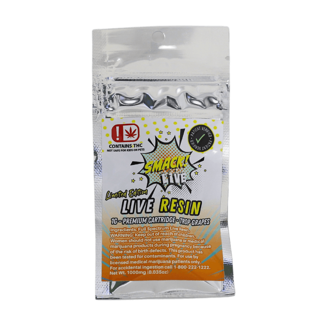 Trop Grapes Live Resin 1g Cart - SMACK!