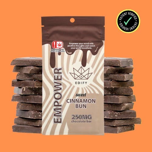 250mg THC Cinnamon Bun Bar