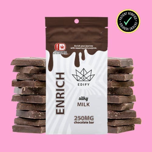 250mg THC Milk Chocolate Bar