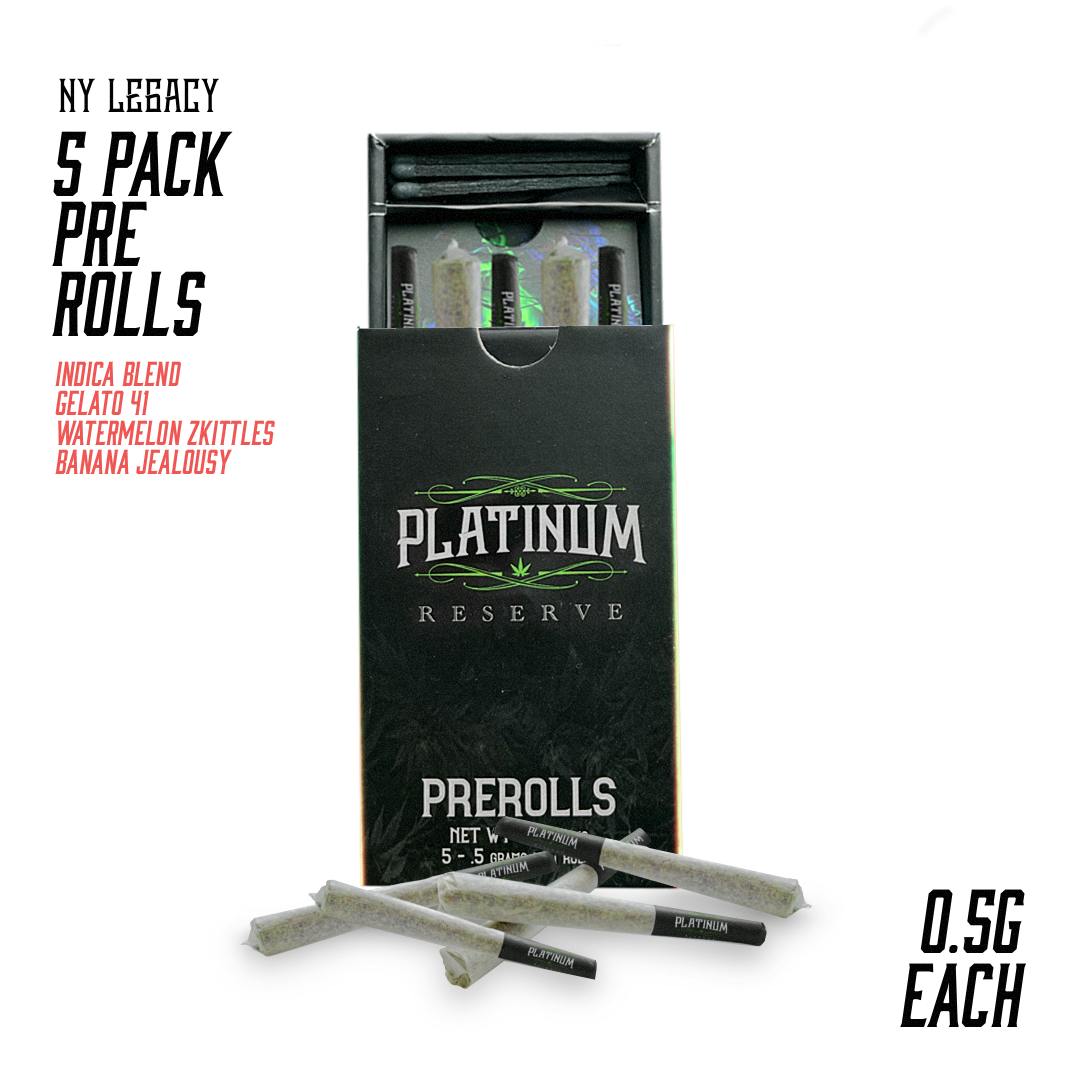 Indica Blend Pre rolls 5 pack
