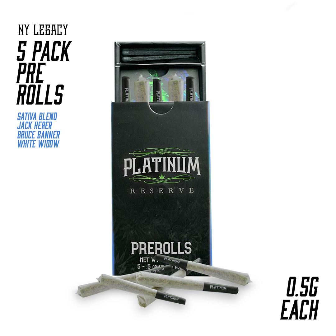 Sativa Blend Pre rolls 5 pack