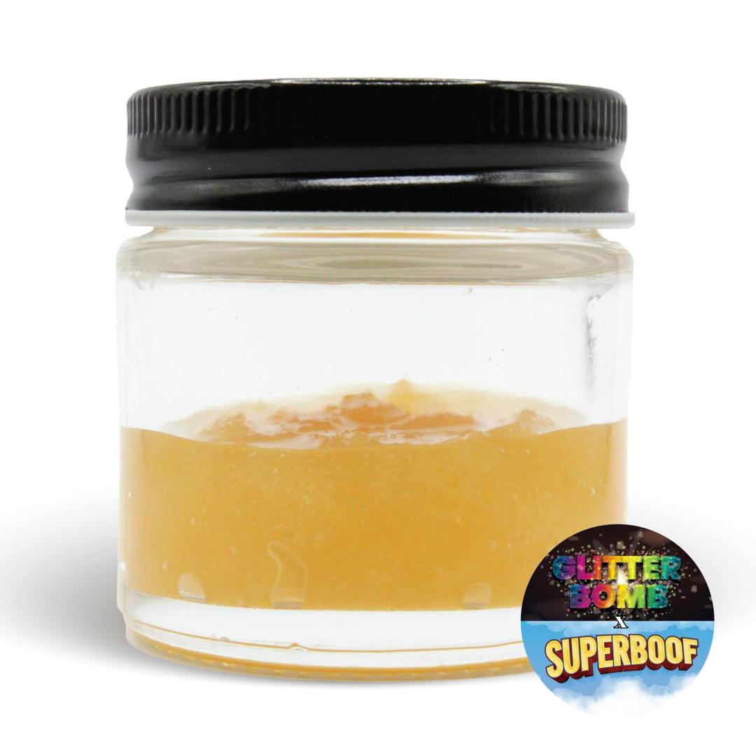 Glitter Bomb x Superboof Cured Sugar & Sauce 14G Baller Jar