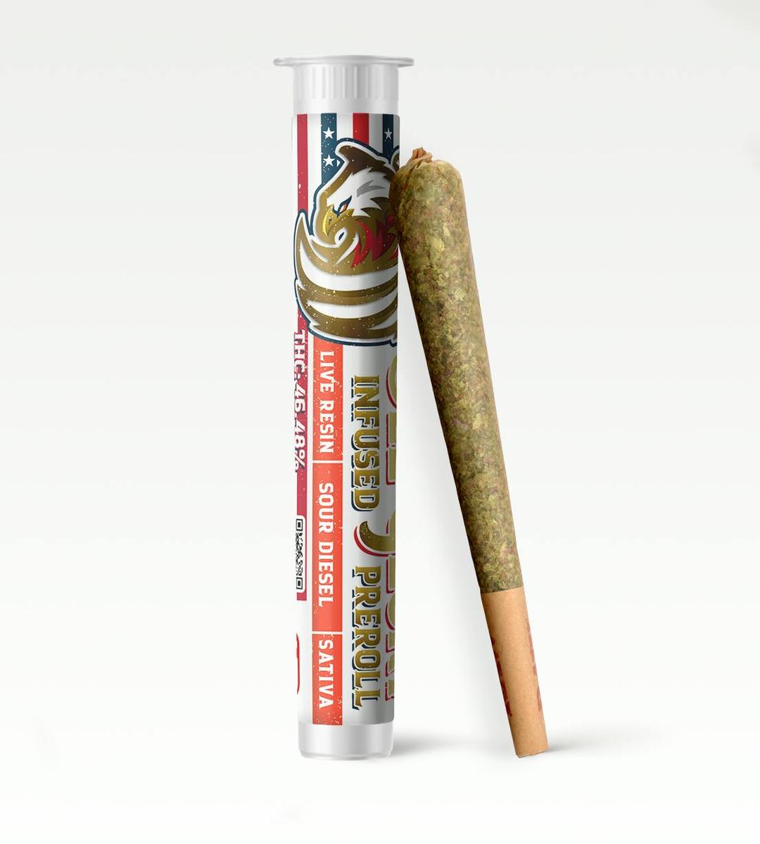 Old Glory 0.5g Infused Preroll- Sour Diesel