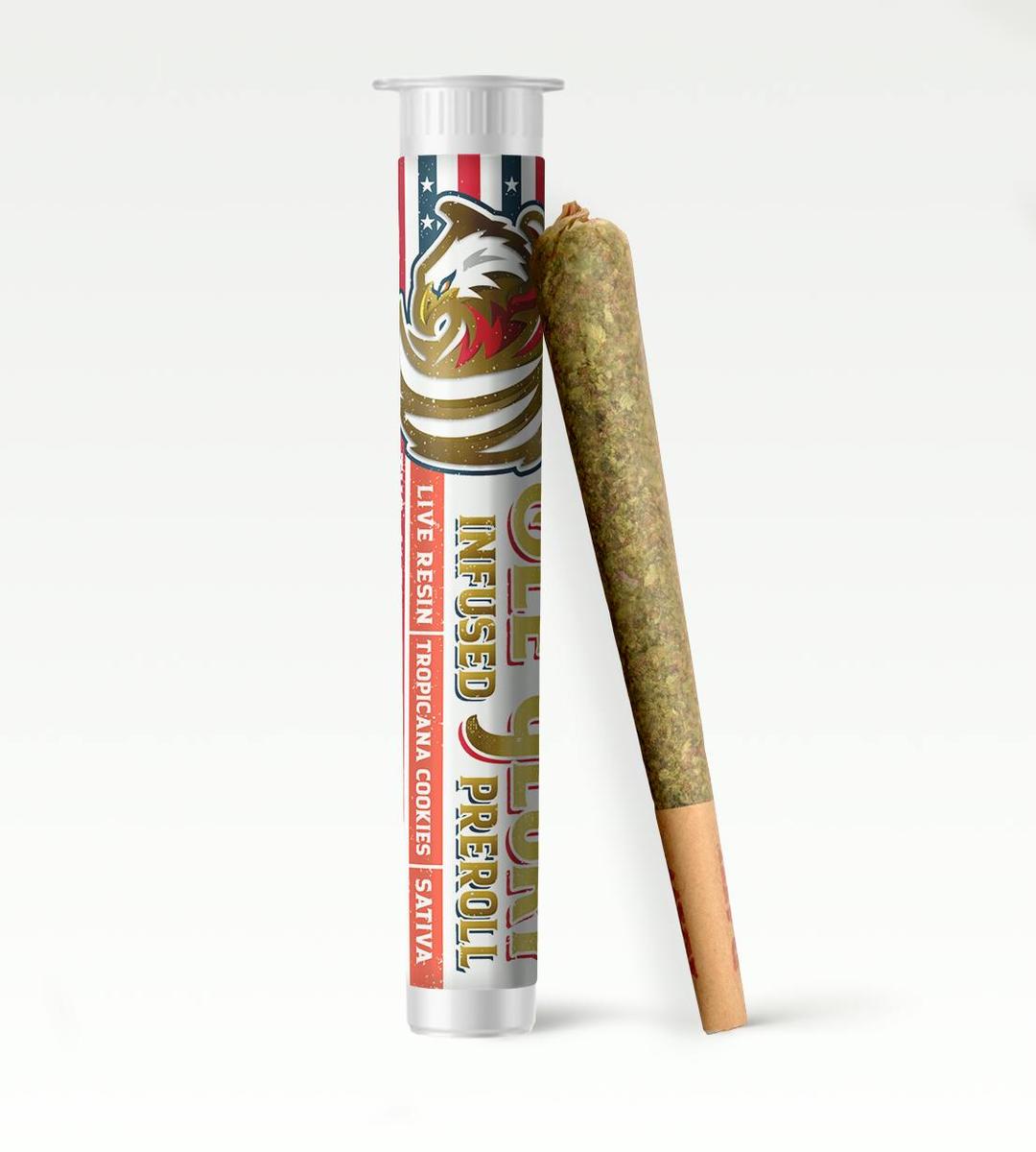 Old Glory 0.5g Infused Preroll- Tropicana Cookies