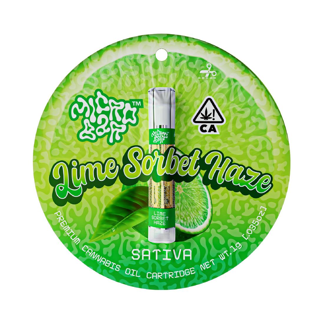 Lime Sorbet Haze (Sativa) - 1g Cartridge