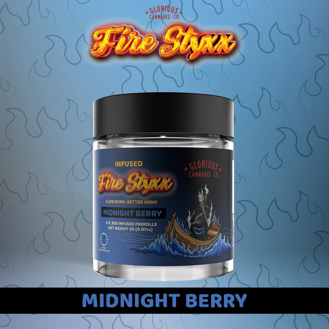 Fire Styxx 4X.5G | Midnight Berry | Glorious Cannabis Co.