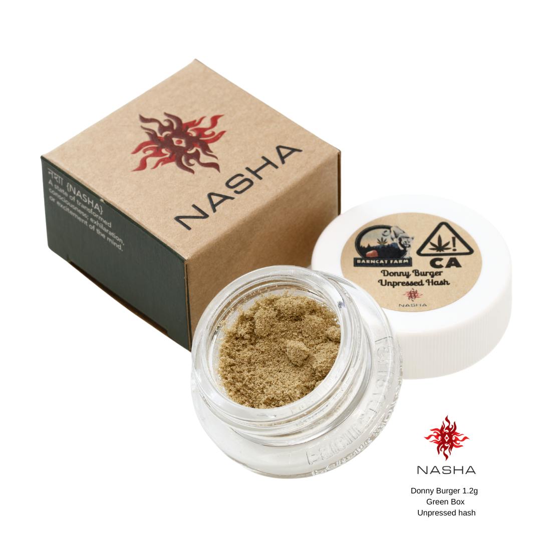 Donny Burger 1.2g Green Unpressed Hash (Barn Cat)