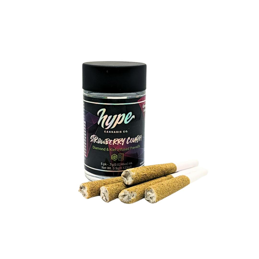 Strawberry Cough Infused Prerolls - (5PK) .7G