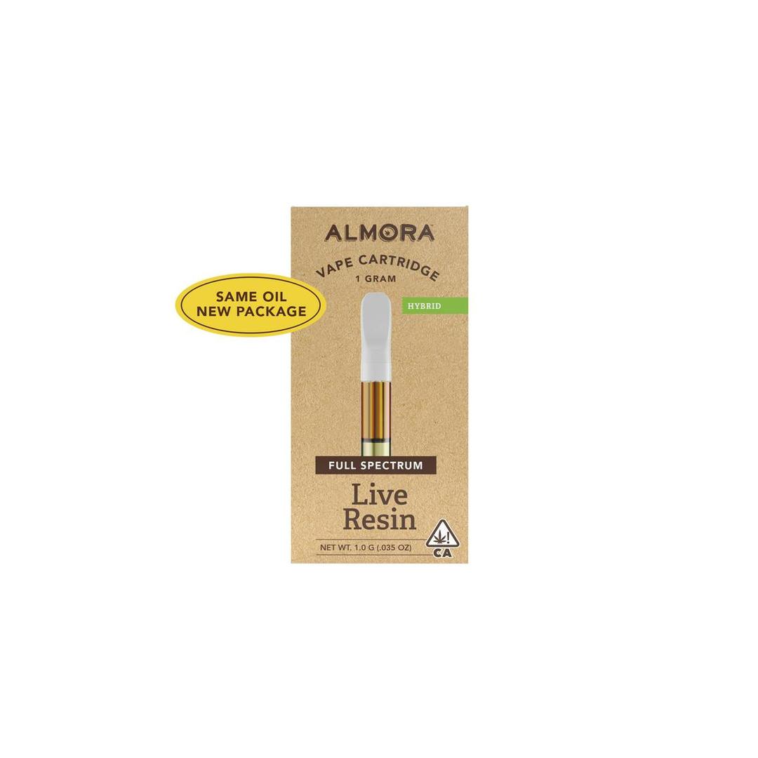 100% Live Resin Cookies and Cream 1g Cartridge