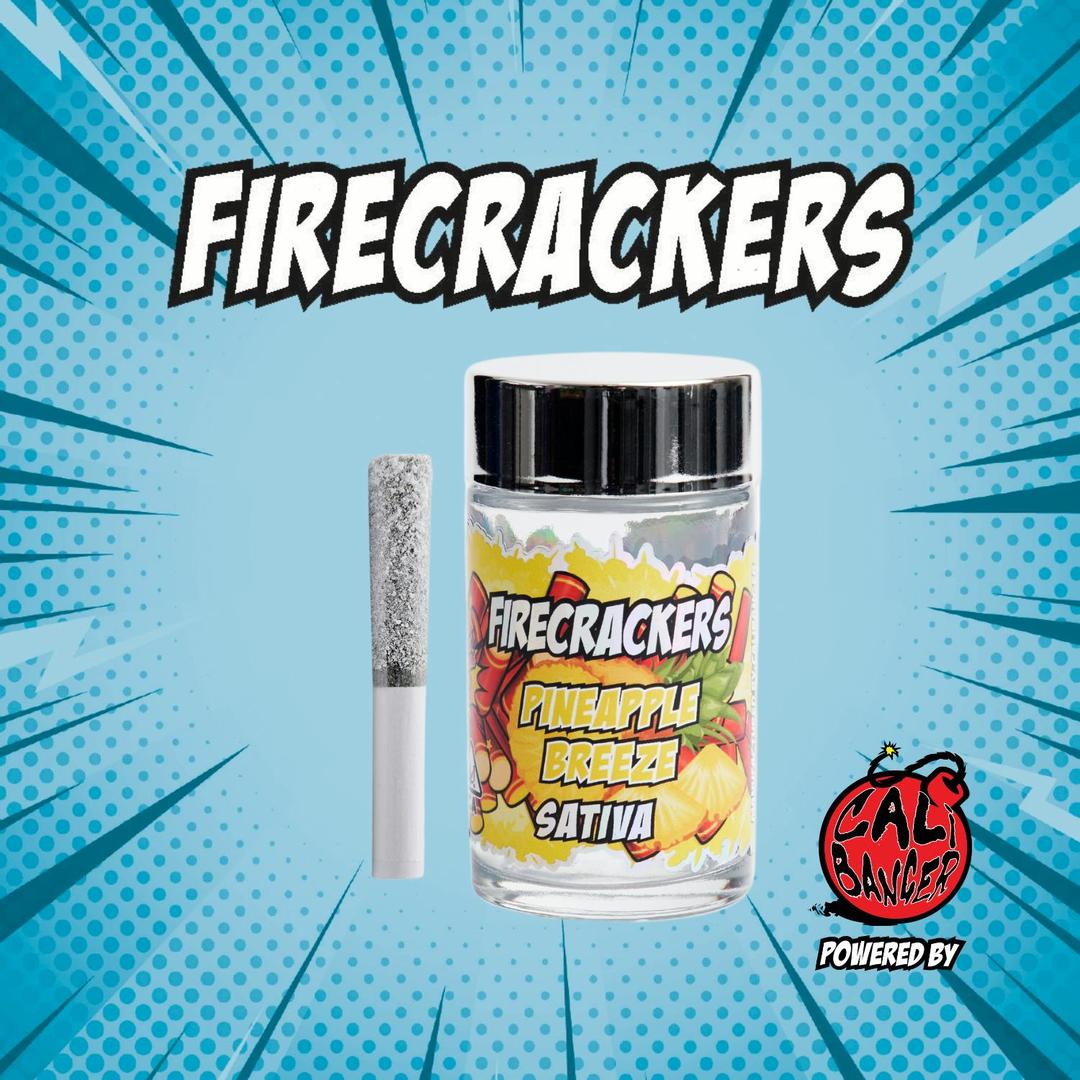 Firecracker by Cali Banger Pre Roll PINEAPPLE BREEZE 5 x 0.6 - 3.0 Gr