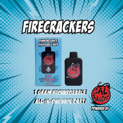 Firecracker by Cali Banger Vape BLUE RASPBERRY - 1.0 Gr
