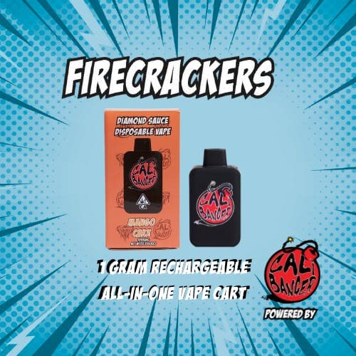 Firecracker by Cali Banger Vape MANGO CAKE - 1.0 Gr
