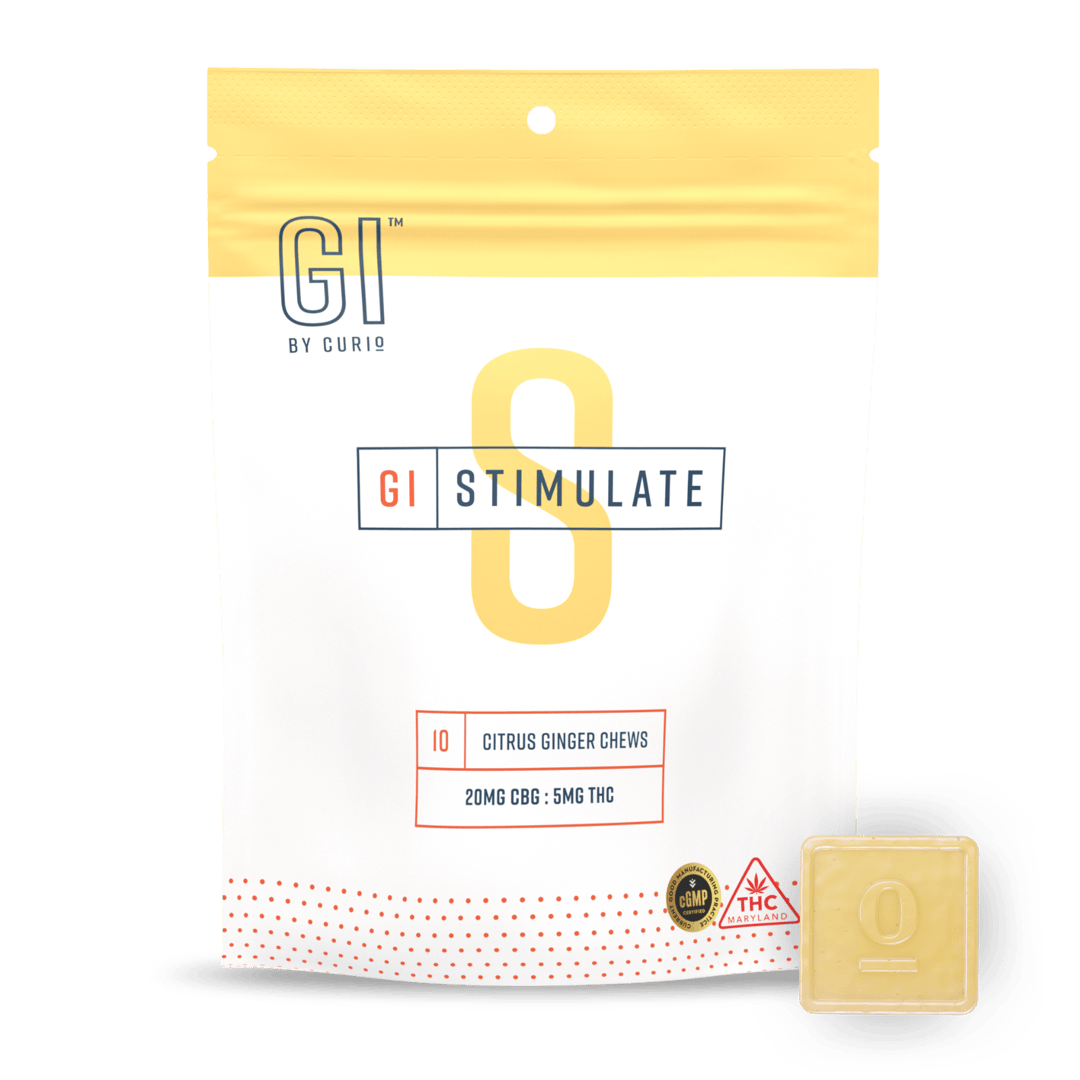 GI by Curio: Stimulate Chews [20mg CBG | 5mg THC]