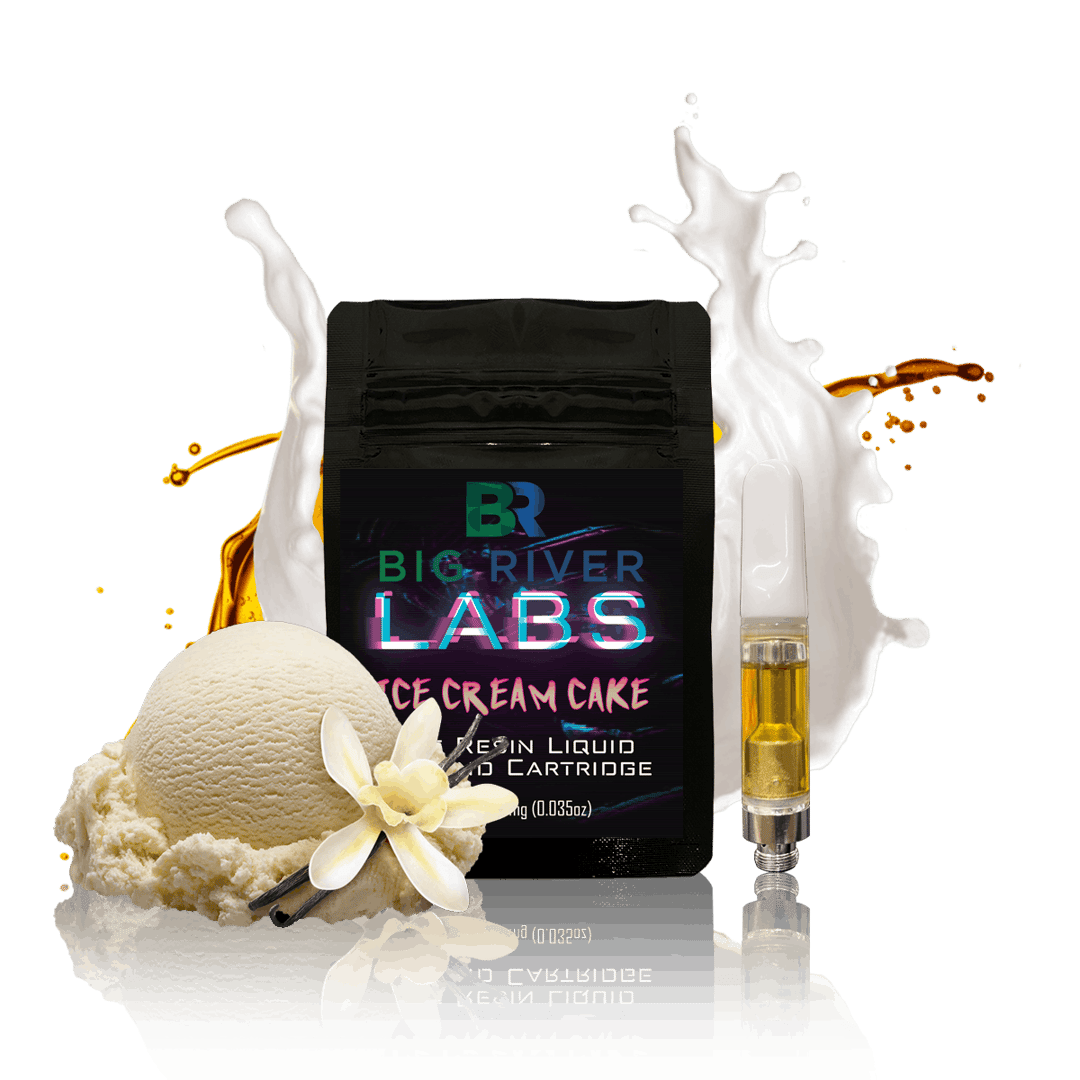 Live Resin Liquid Diamonds 1g Vape Cart - ICE CREAM CAKE
