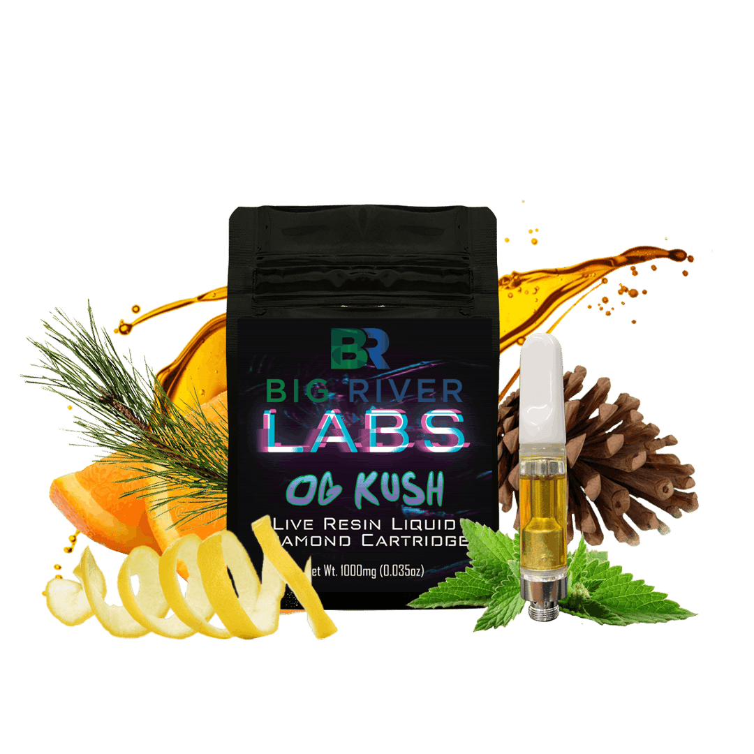 Live Resin Liquid Diamonds 1g Vape Cart - OG KUSH