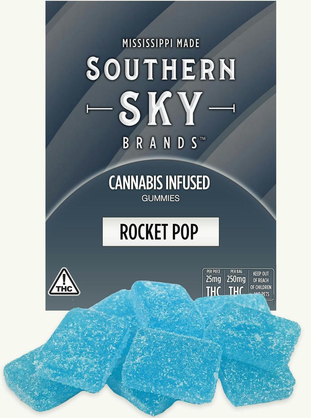 Rocket Pop Gummies 250mg