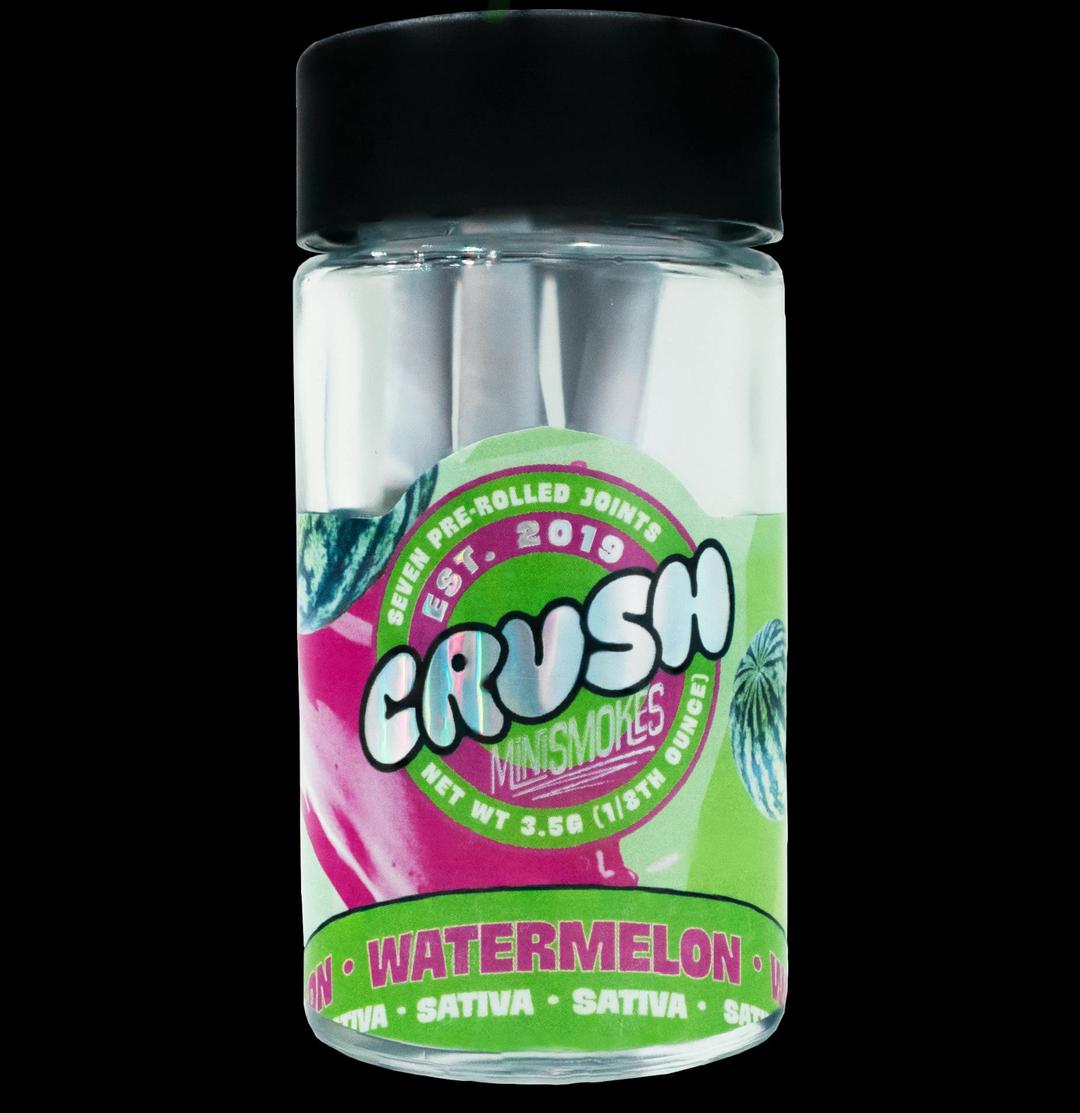 Crush Cannabis ms - Watermelon - 7 pack pre-rolls total 3.5g