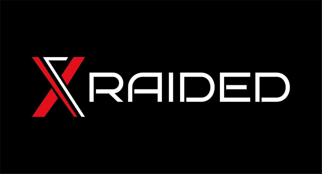 X Raided logo