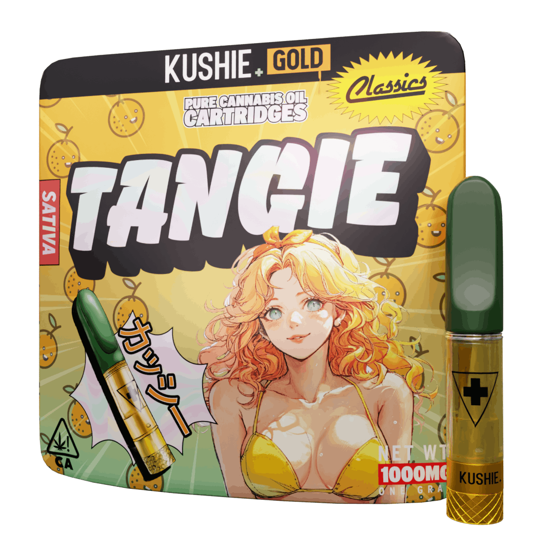 Tangie (Sativa) - Kushie+ Gold 1G Vape Cartridge