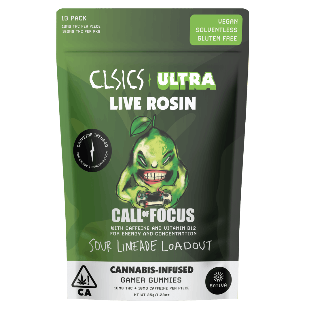 Call of Focus - 10Pk GUMMIES LIVE ROSIN INFUSED