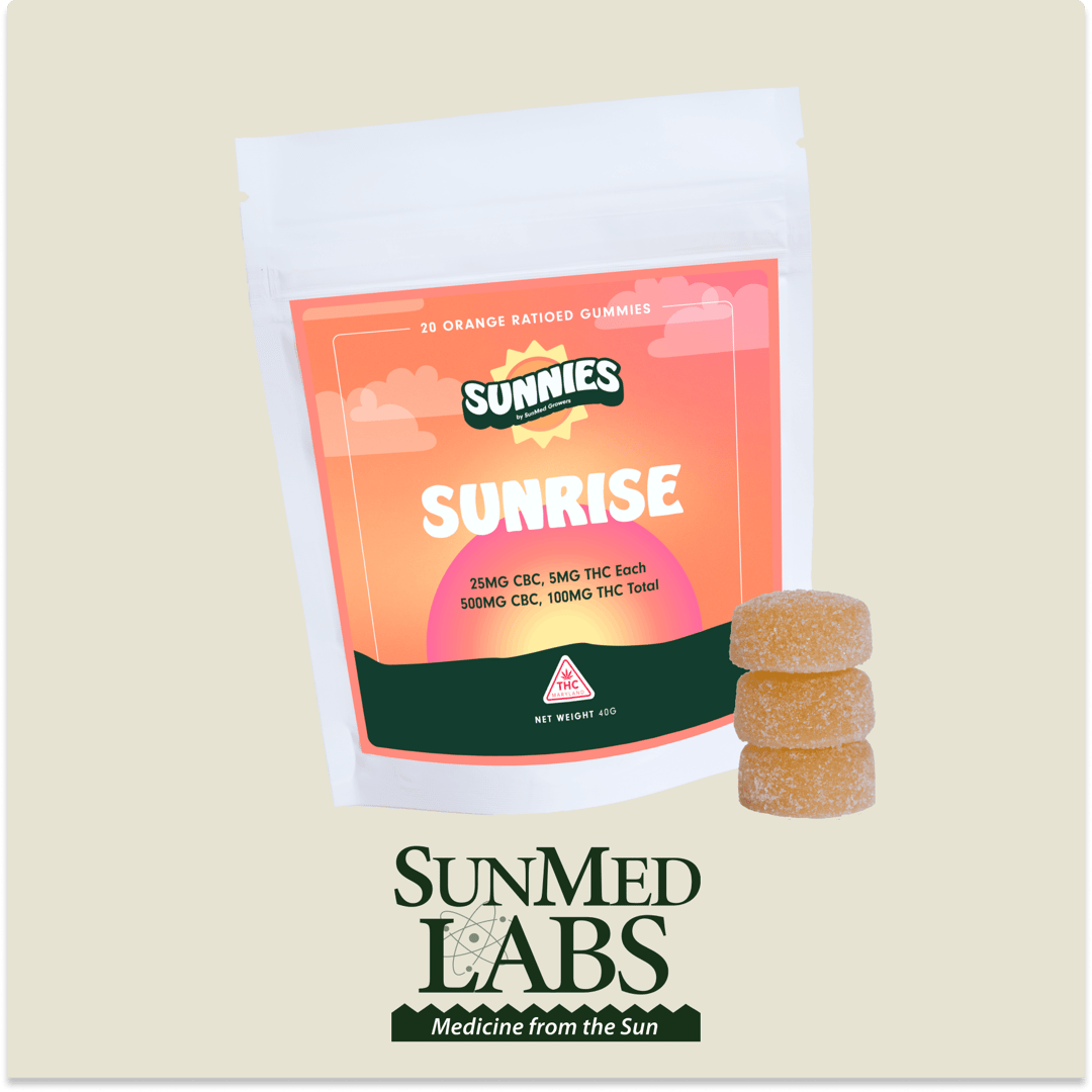 Sunrise Orange Ratio Gummies Edible 100mg