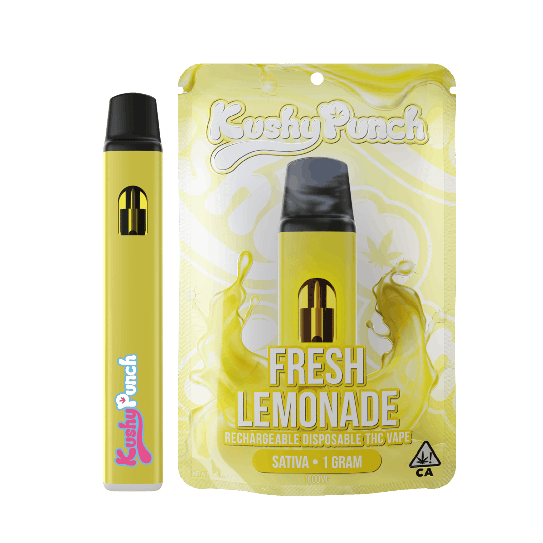 1G Kushy Punch Vape - Fresh Lemonade
