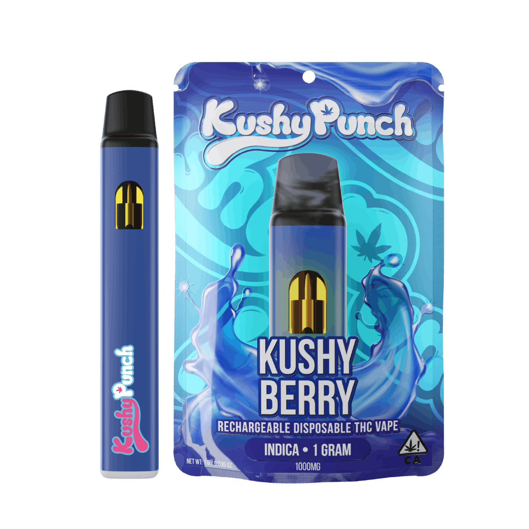 1G Kushy Punch Vape - Kushy Berry