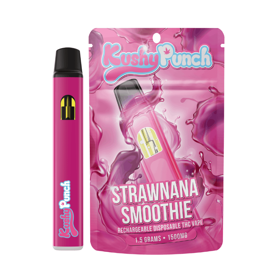 1.5G Kushy Punch Vape - Strawnana Smoothie